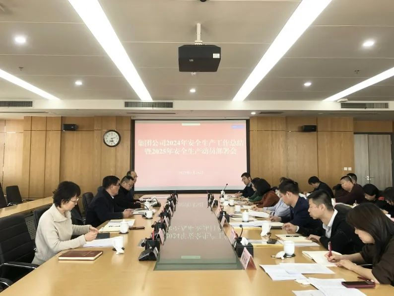 沣西集团召开2025年安全生产动员部署会