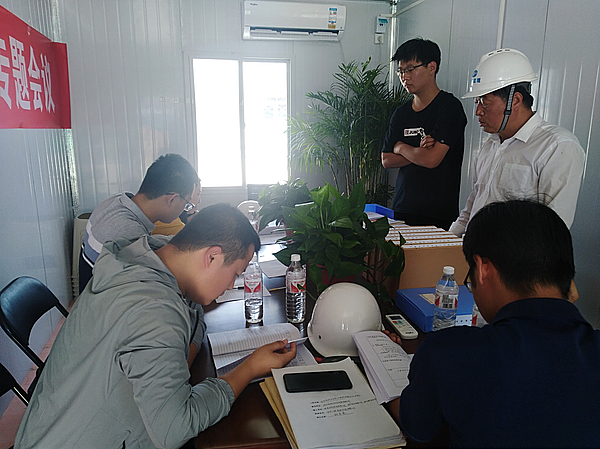 联合合同预算部对五期项目监理单位人员及资料检查.jpg